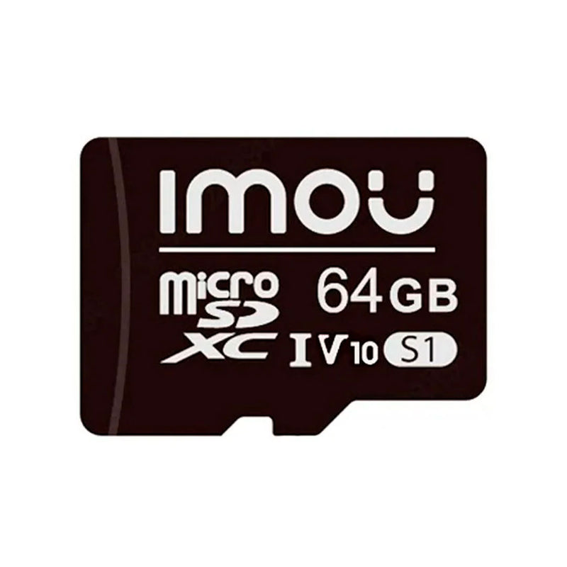 IMOU ST2-64-S1 MICROSD 64GB Memória exclusivamente para vigilância por vídeo 24x7