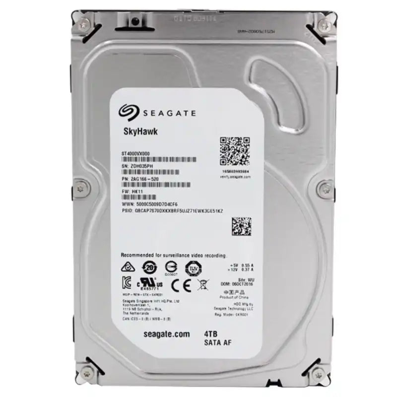 SEAGATE ST4000VX015 Disco Duro 4Tb SKYHAWK Sata 3.5" 5400RPM 256Mb Para CCTV