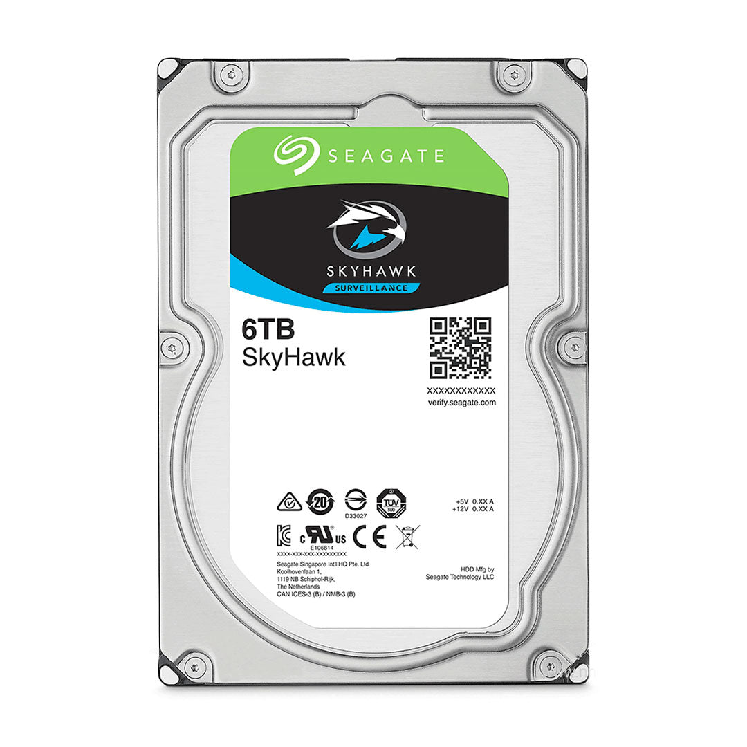 SEAGATE ST6000VX001 SKYHAWK Disco Duro 6TB 3.5" para Videovigilancia