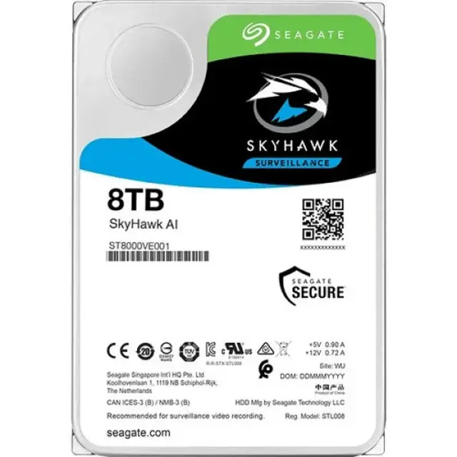 SEAGATE ST8000VE001 Skyhawk AI Disco Duro 8TB 3.5"