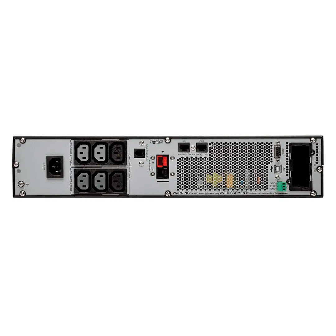 TRIPP-LITE SUINT1000LCD2U UPS SAI Tripp-Lite SUINT1000LCD2U 1 kVA, 900 W  208/230 V 2U Doble conversión en línea factor de conversión
