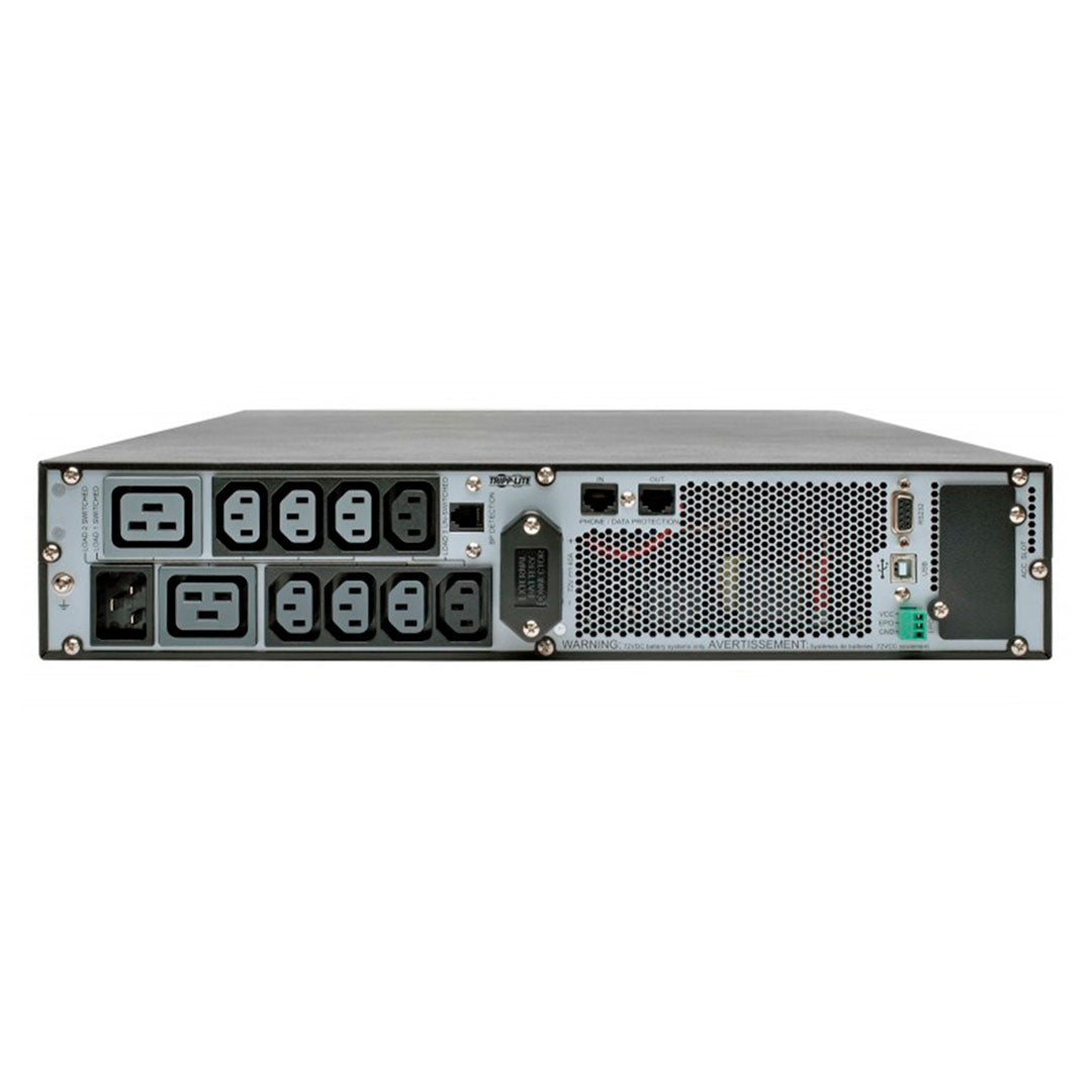 TRIPP-LITE SUINT3000LCD2U UPS SAI ONLINE R/T 3KVA/2.7KW 2 3000VA 2700W 230V 2U UPS de conversión doble en línea