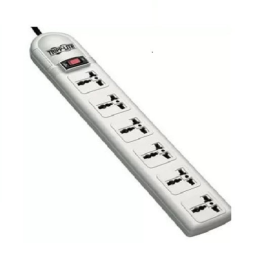 TRIPP-LITE SUPER6OMNID Protector, contra, sobretensiones, 6 tomacorrientes, universales, de 230V