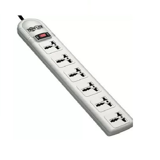 TRIPP-LITE SUPER6OMNID Protector, contra, sobretensiones, 6 tomacorrientes, universales, de 230V