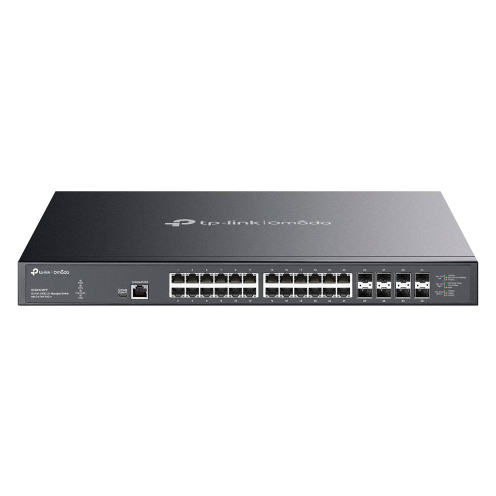 TP-LINK SX3832 Switch Omada 24 Puertos 10Gb y 8P 10GE SPF+ L2
