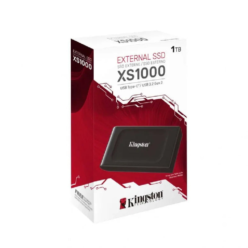 KINGSTON SXS1000/1000G, Unidad en estado sólido, Disco solido externo Kingston XS1000, 1TB, USB 3.2 Gen 2 Tipo-C