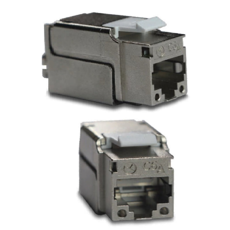 SATRA 0103010099 Jack RJ45 Cat6A blindado modular con identificador de color. Tapa se vende adicional