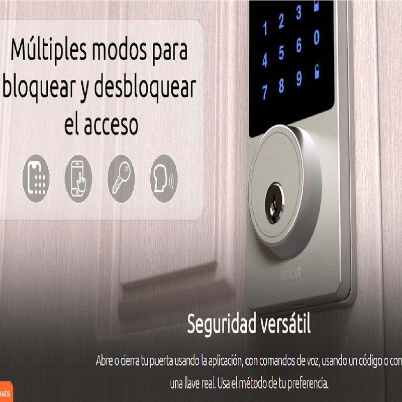 NEXXT SOLUTIONS NHS-D100, Cerradura WIFI SMART. ALEXA