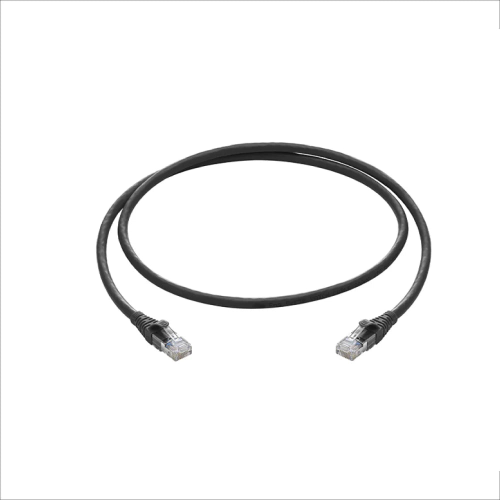 SIEMON ZM6A-S07-01B Cable de Conexión S-FTP RJ-45, 4 pares, Cat.6A, LSOH Z-MAX, 2,1 m Negro (Empaque Granel)