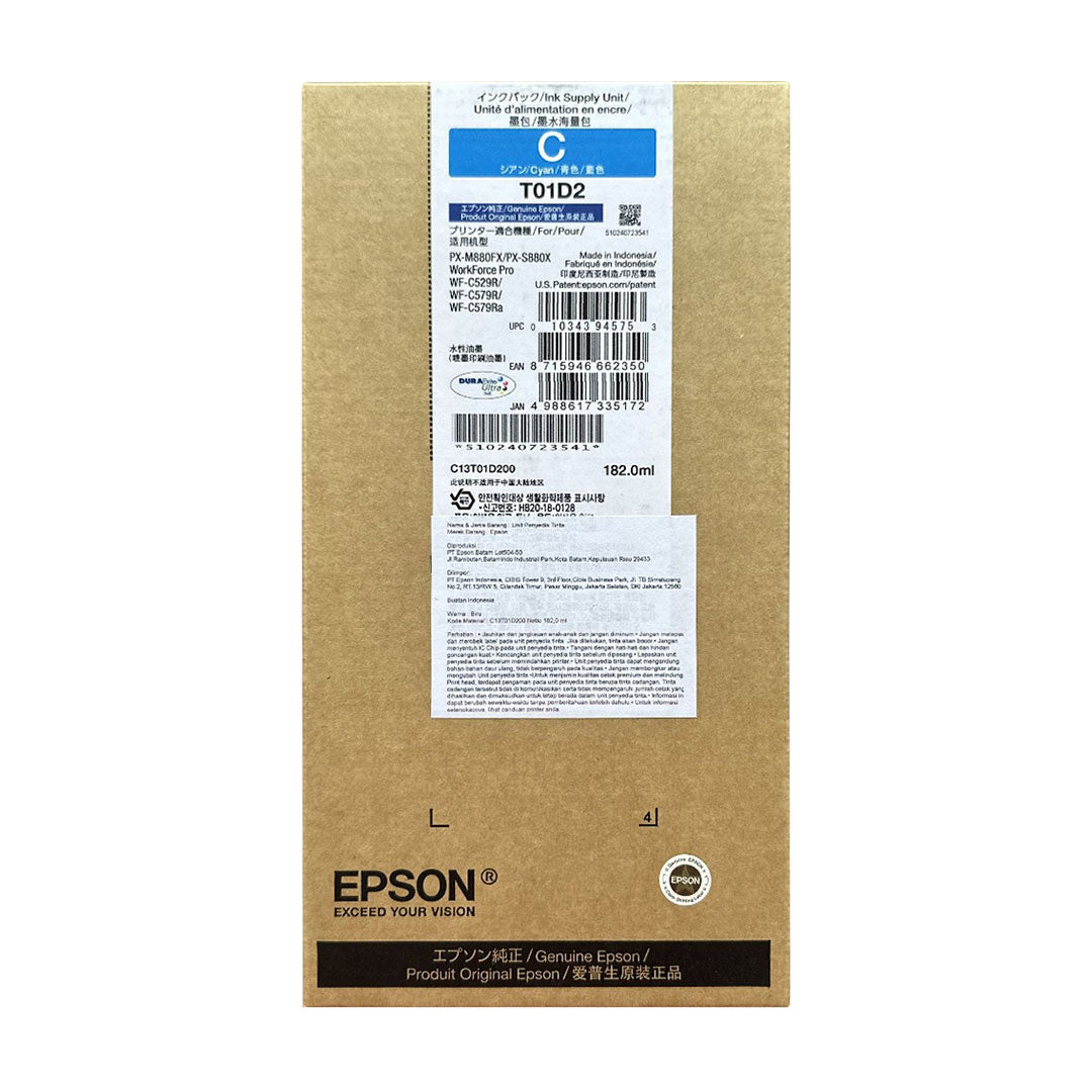 EPSON T01D200 Bolsa de Tinta Cian Durabrite Ultra T01D (C)