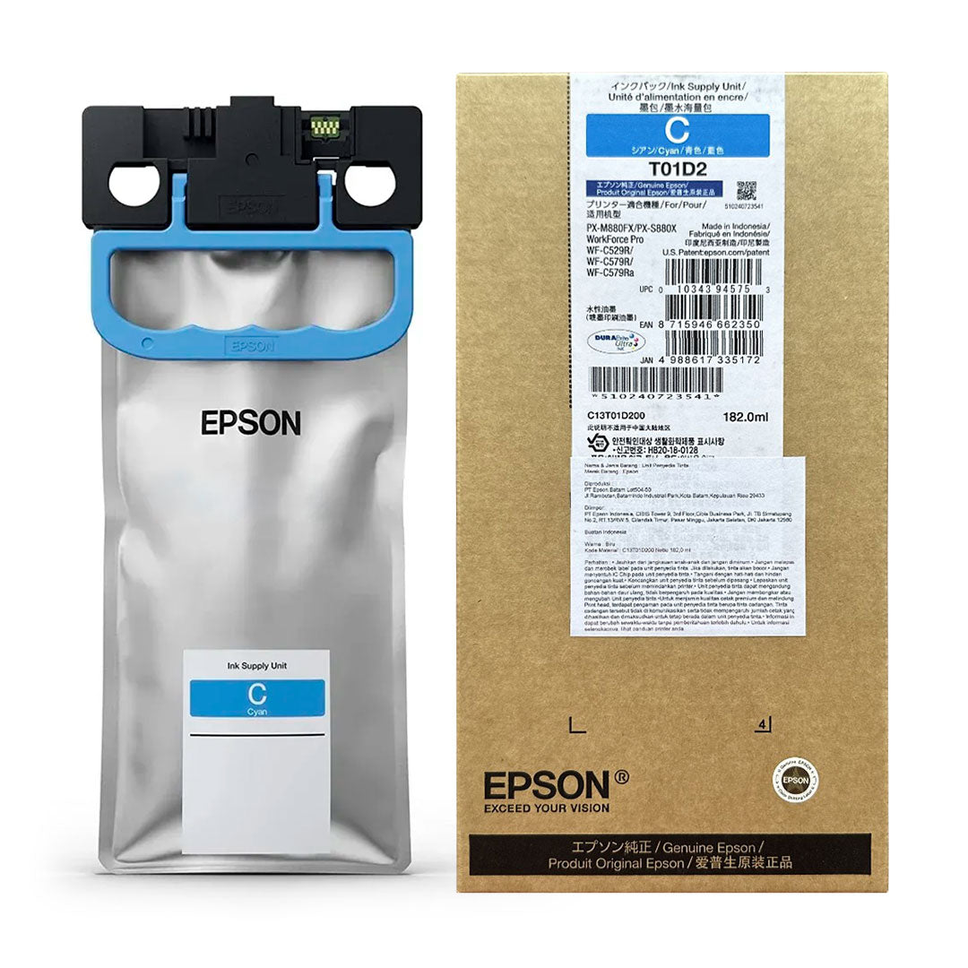 EPSON T01D200 Bolsa de Tinta Cian Durabrite Ultra T01D (C)