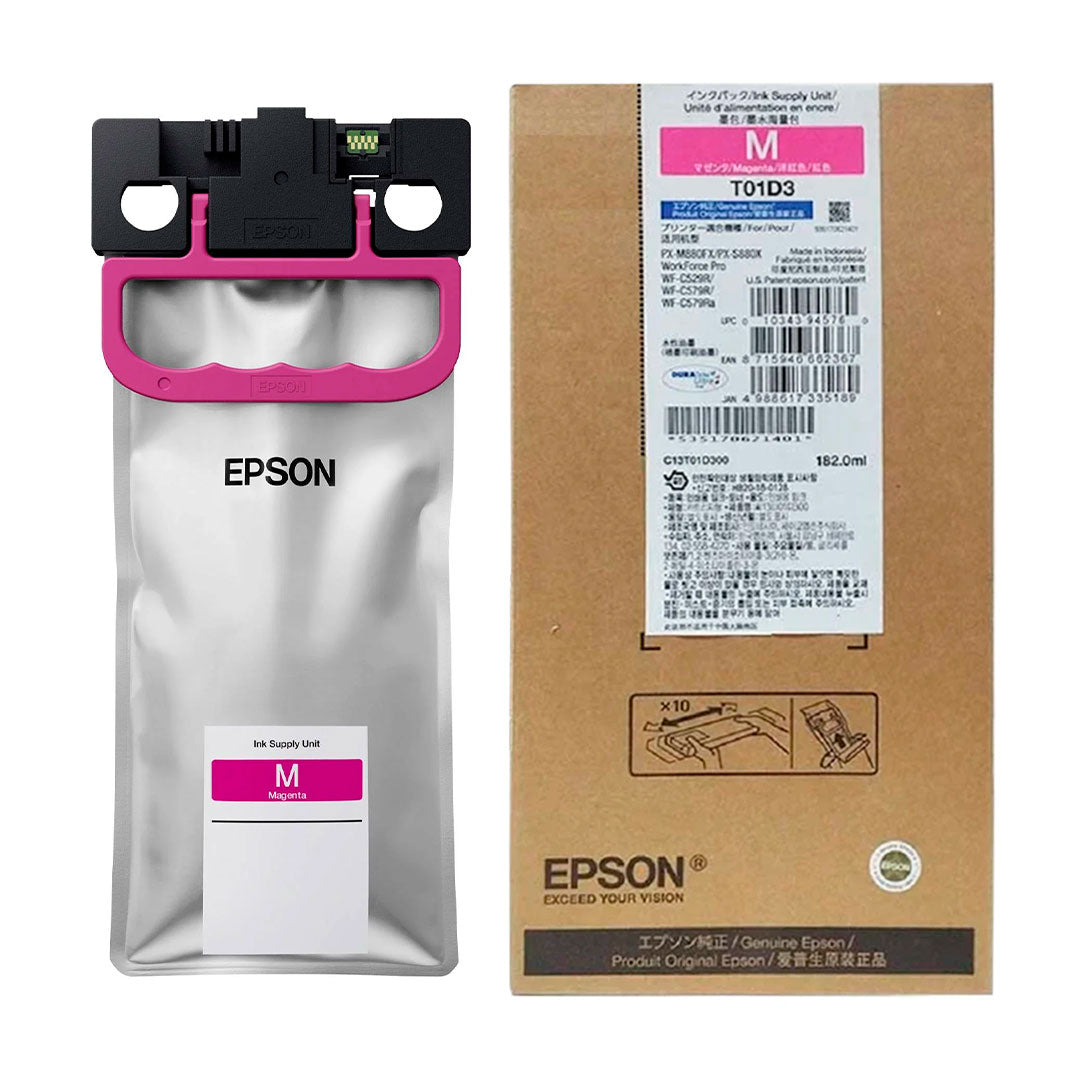 EPSON T01D300 Bolsa de Tinta Magenta Durabrite Ultra T01D (M)