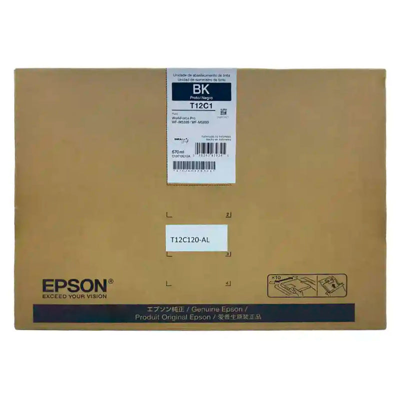 EPSON T12C120-AL Tinta WorkForce Pro WF-M5399, WF-M5899 BLACK 40.000 páginas