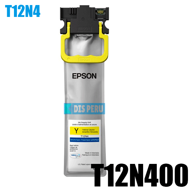 EPSON T12N400 Tinta WF EM-C800 YELLOW