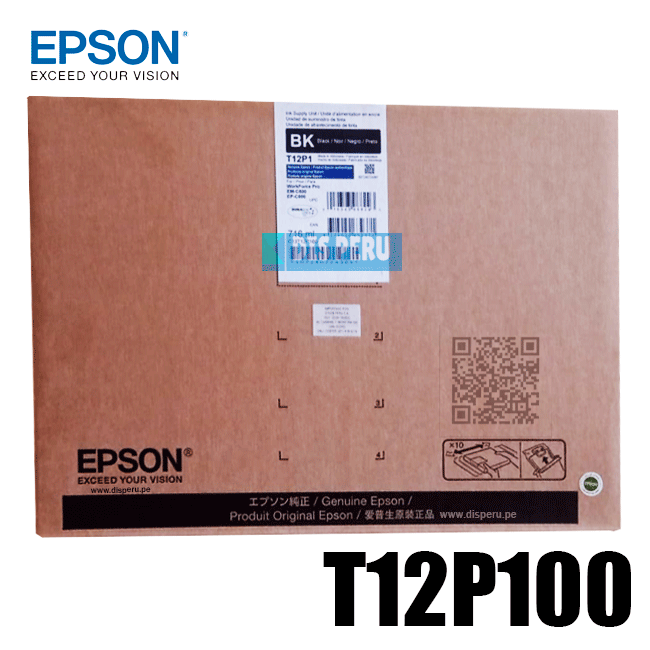 EPSON T12P100 Durabrite Ultra WF EM-C800 BLACK