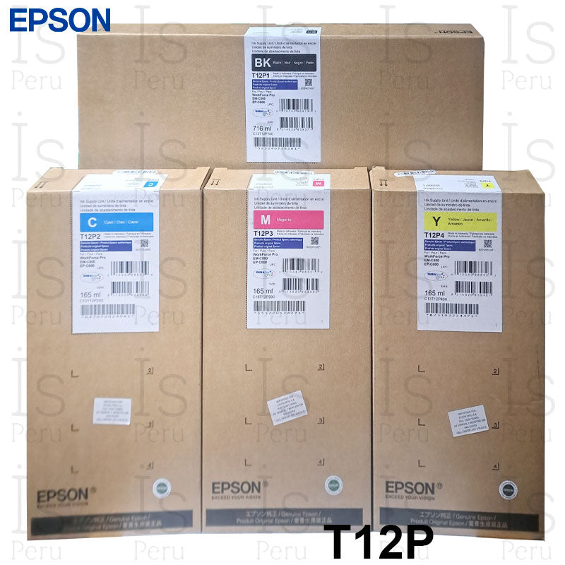 EPSON T12P100 Durabrite Ultra WF EM-C800 BLACK