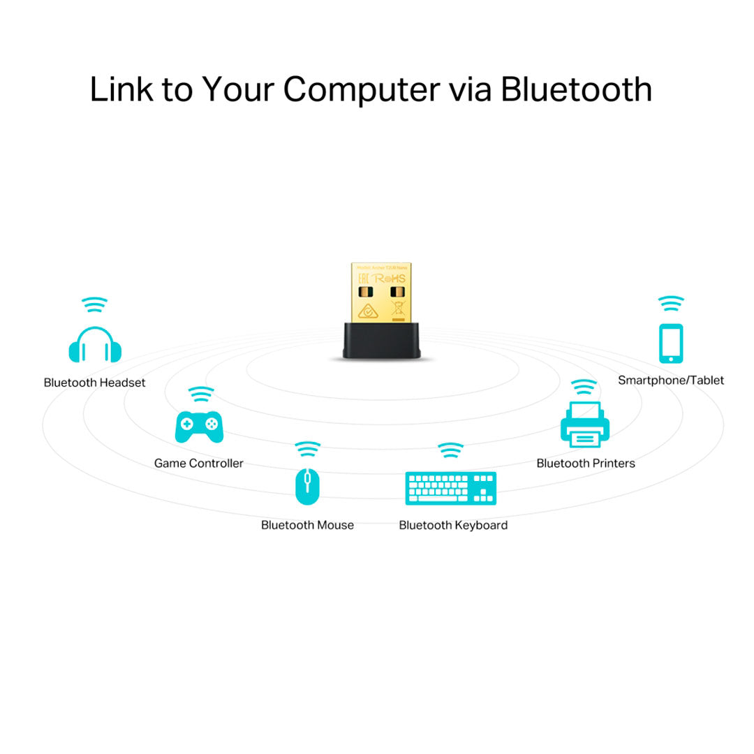 TP-LINK ARCHER T2UB NANO WiFi5 AC600 Adaptador USB Doble Banda