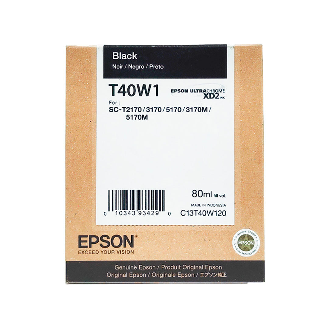 EPSON T40W120 Cartucho de Tinta Negra UltraChrome XD2 80ml