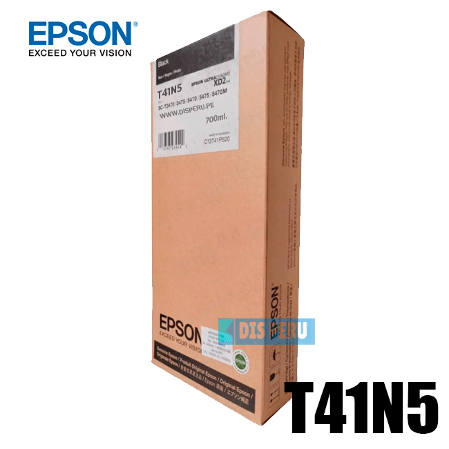 EPSON T41N520 Cartucho de Tinta T41N UltraChrome XD2 Black