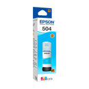 EPSON T504220-AL - Frasco de tinta ciano Epson 504 