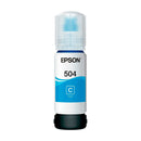 EPSON T504220-AL - Frasco de tinta ciano Epson 504 