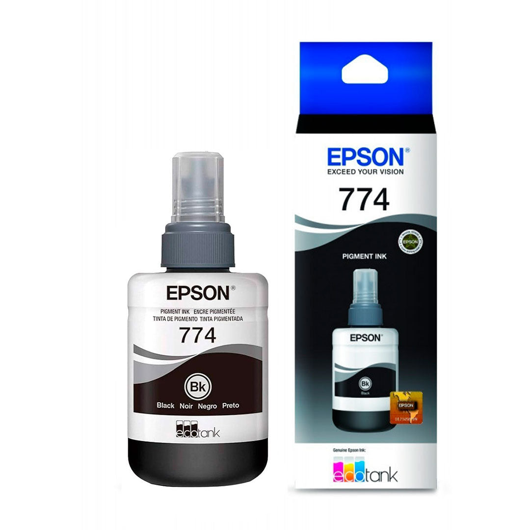 EPSON T774120-AL Botella de Tinta Negro 140ML