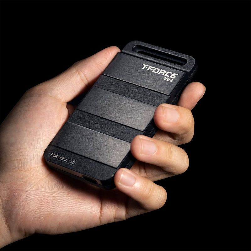TEAMGROUP M200 Unidad SSD Externo 1TB USB-C Negro