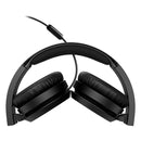 PHILIPS TAH4105BK 3000 Series Headphones with Microphone. 3.5mm Extra Foldable Base. Black