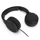 PHILIPS TAH4105BK 3000 Series Headphones with Microphone. 3.5mm Extra Foldable Base. Black