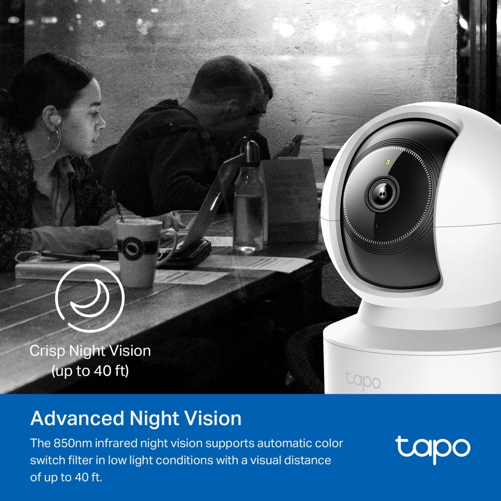 TP-LINK TAPO C222 Cámara de seguridad WIFI 4MP 2K+ 360º PT