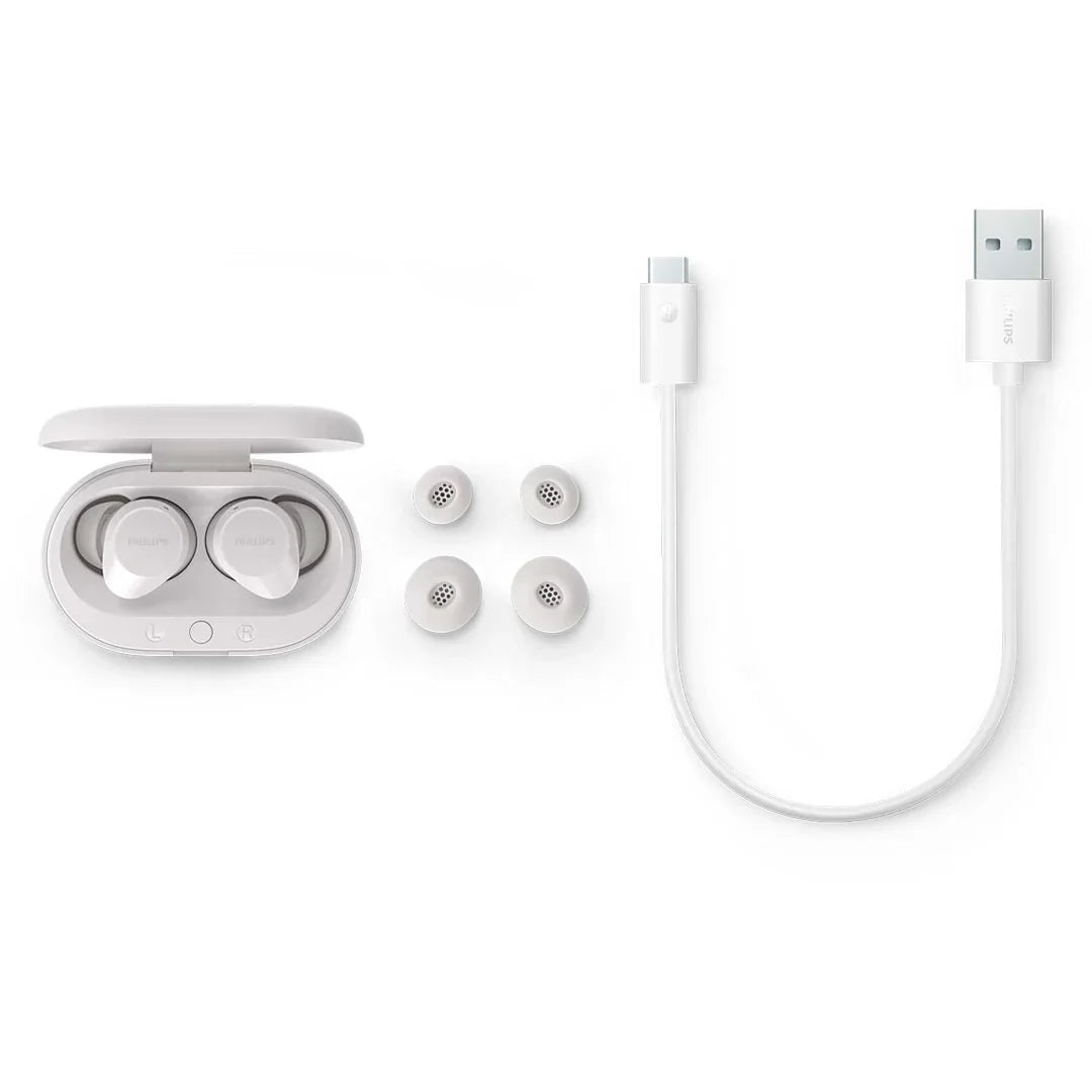 PHILIPS TAT1209 Auriculares inalámbricos, Blanco