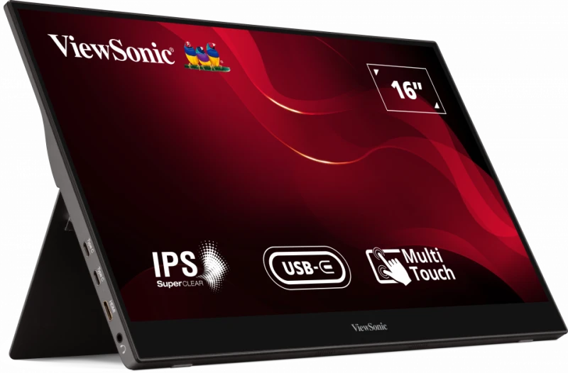 ViewSonic TD1655 Monitor de 16" Full HD 1080p IPS Portátil Multitáctil USB-C