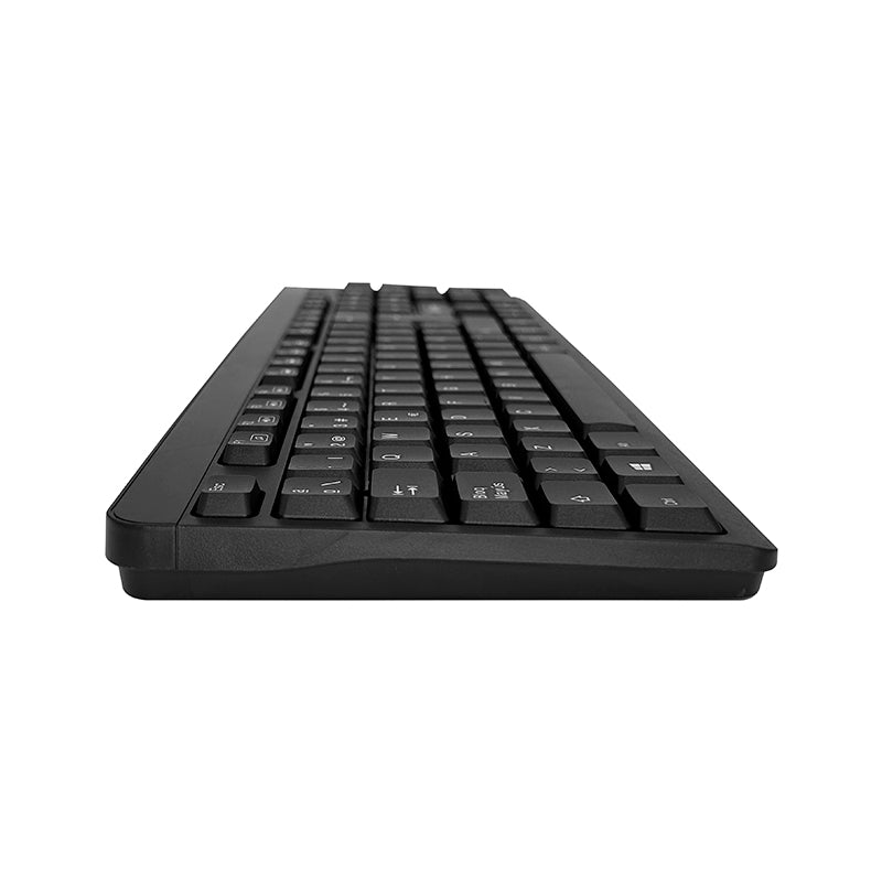 TEROS TE-4061N Combo Teclado + Mouse Inalámbrico 2.4Ghz USB, Negro