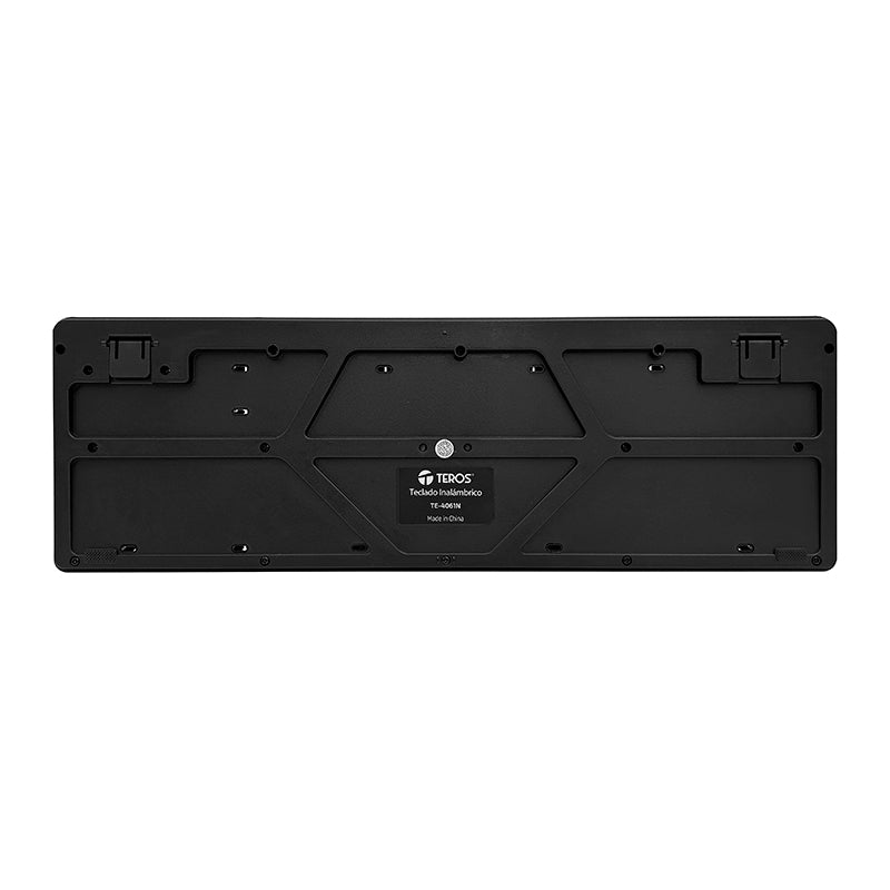TEROS TE-4061N Combo Teclado + Mouse Inalámbrico 2.4Ghz USB, Negro