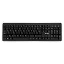 TEROS TE-4061N Combo Teclado + Mouse Inalámbrico 2.4Ghz USB, Negro