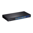 TRENDNET TEG-30284 - Gigabit Web Smart de 24 portas com 4 slots SFP de 10 G