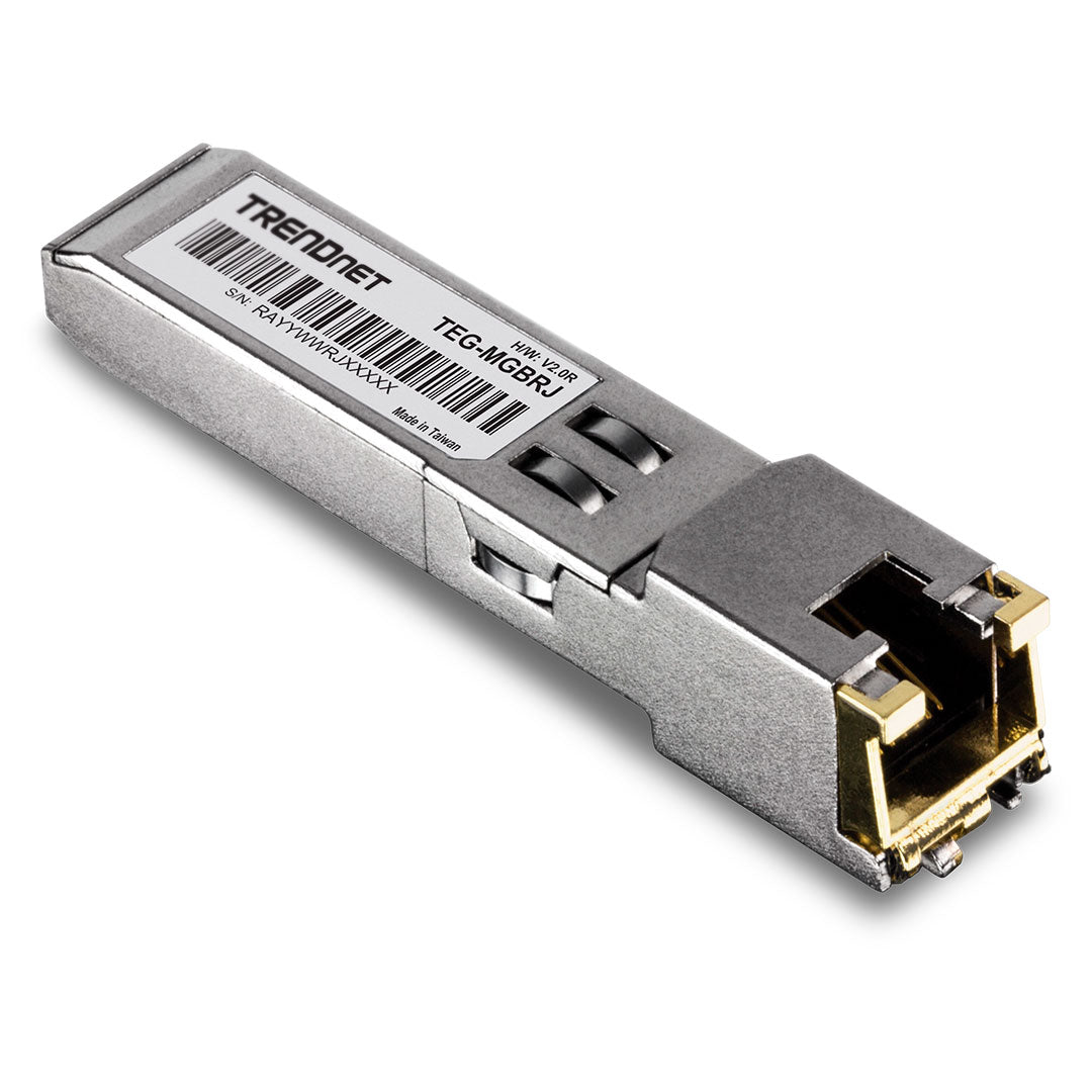 TRENDNET TEG-MGBRJ -  Modulo SFP de cobre 1000BASE-T RJ-45
