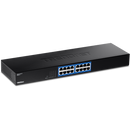 TRENDNET TEG-S17 - 16-Port Rackmount Gigabit GREENnet Desktop Switch 