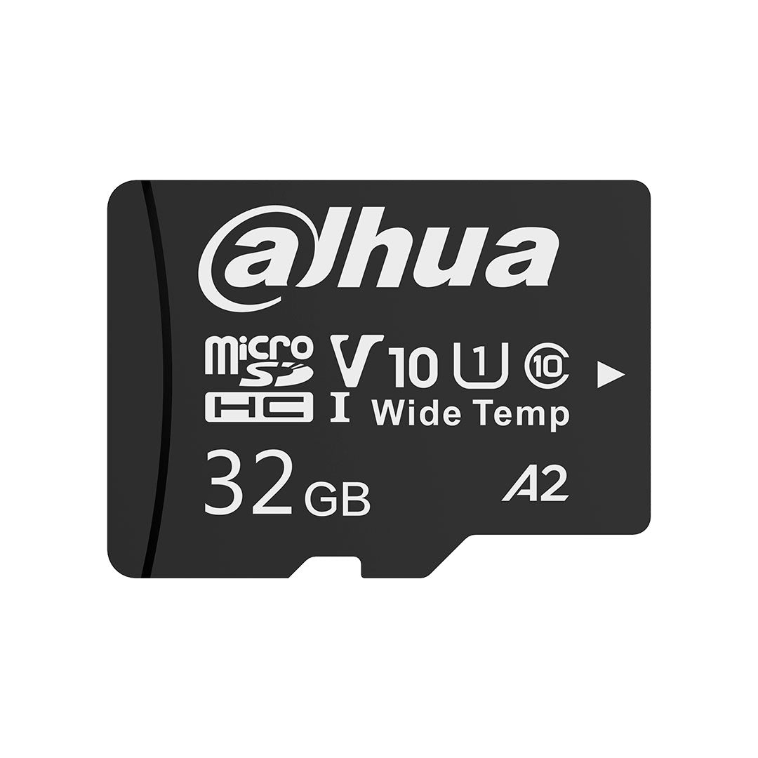 DAHUA TF-W100-32GB Tarjeta de Memoria 32GB de Amplio Rango de Temperaturas W100