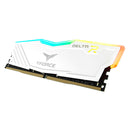 TEAMGROUP DELTA Memoria RAM RGB DDR4 16GB 2x8GB Blanco