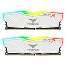 TEAMGROUP DELTA Memoria RAM RGB DDR4 16GB 2x8GB Blanco