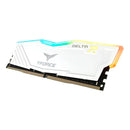TEAMGROUP DELTA Memoria RAM RGB DDR4 8GB 3200MHz CL16 Blanco