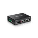 TRENDNET TI-G62 Switch industrial de 5 puertos Gigabit y 2 SFP