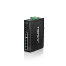 TRENDNET TI-PG62 - Switch Gigabit PoE industrial robusto de 6 portas 5 Gigabit / 1 SFP compartilhado / 1 SFP dedicado 