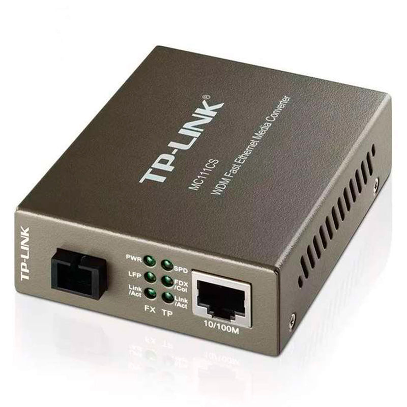 TP-LINK MC111CS Conversor de Medios Ethernet WDM RJ45 10-100m hasta 20km