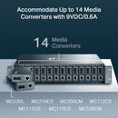 TP-LINK MC1400 Chasis Omada 14 Bahías rackeable 9v 0.6A