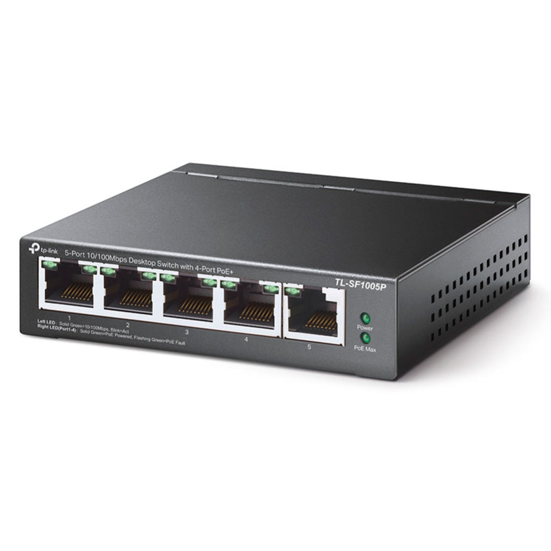 TP-LINK TL-SF1005P Switch 5 Puertos 10/100Mbps 4P PoE