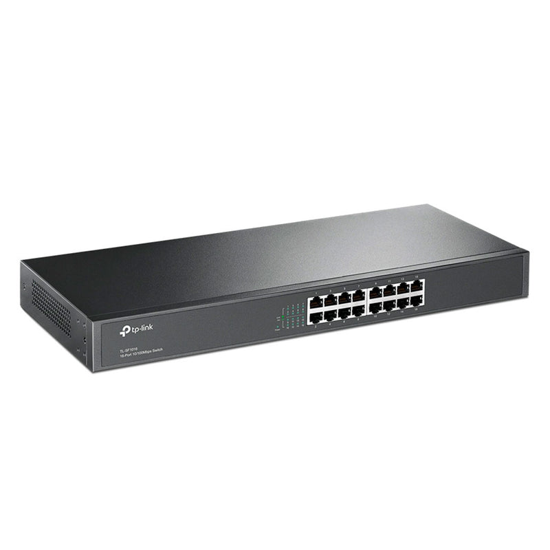 TP-LINK TL-SF1016 Switch de 16 puertos 10/100Mbps metal montaje en rack 19"