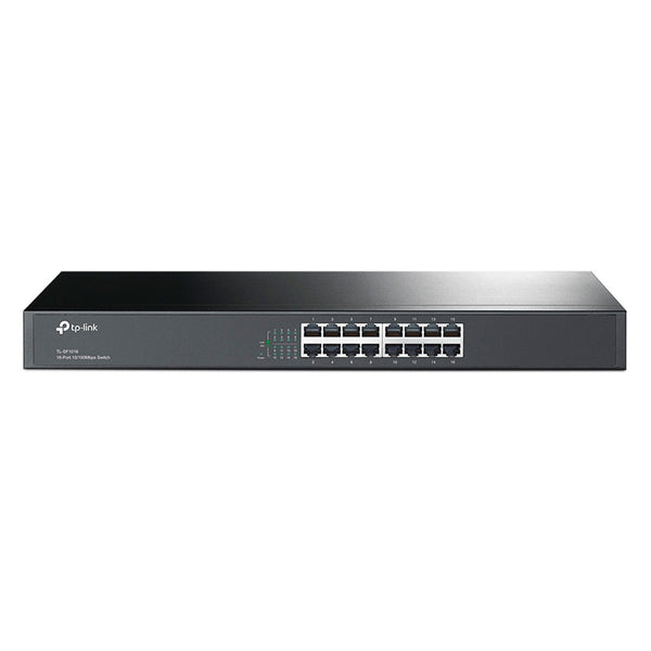 TP-LINK TL-SF1016 Switch de 16 puertos 10/100Mbps metal montaje en rack 19"