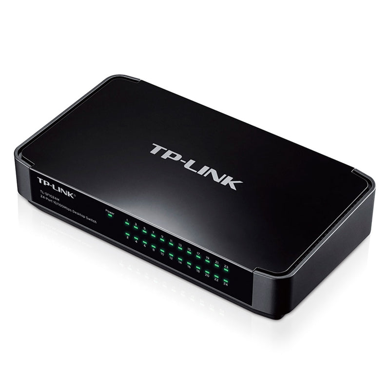 TP-LINK TL-SF1024M Switch de 24 puertos 10/100Mbps plástico de escritorio auto MDI/MDIX